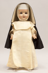 Doll wearing habit worn by Dominican Sisters of Blauvelt in 1950