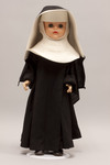 Doll wearing habit worn by an unidentified religious order