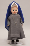 Doll wearing habit worn by Society of Catholic Medical Missionaries