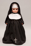 Doll wearing habit worn by Sisters of Notre Dame de Namur