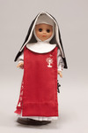 Doll wearing habit worn by Sisters of Perpetual Adoration