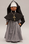Doll wearing habit worn by Oblate Sisters of the Blessed Sacrament