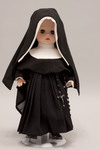 Doll wearing habit worn by Sisters of Charity of Cincinnati
