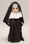 Doll wearing habit worn by Benedictine Sisters