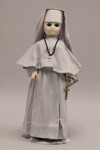 Doll wearing habit worn by Benedictine Sisters of Saint Martin Monastery