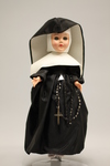 Doll wearing habit worn by Czechoslovakian School Sisters of Notre Dame, Omaha Province