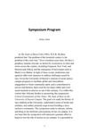 Symposium Program by University of Dayton