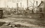 Buildings destroyed by fire on West Third Street by University of Dayton