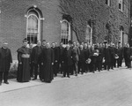 1916 Commencement, Academic procession