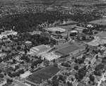 Aerial view of campus, 1950