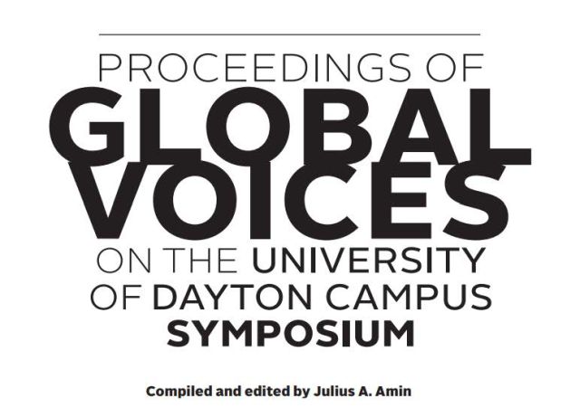 Proceedings: 2018 Global Voices on the University of Dayton Campus