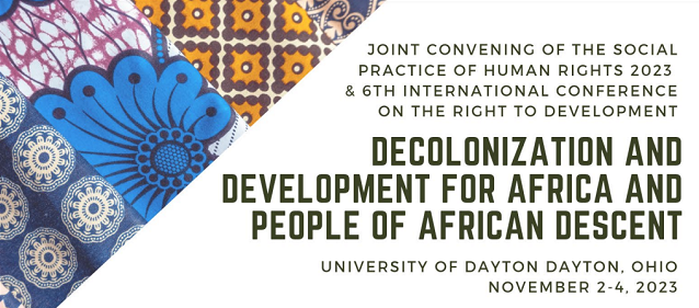 Conference: Joint Convening of the Social Practice of Human Rights 2023 and the 6th International Conference on the Right to Development