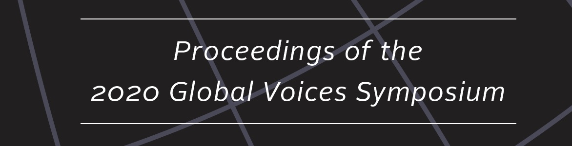 Proceedings: 2020 Global Voices on the University of Dayton Campus