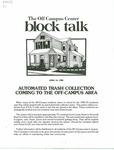 Block Talk (April 1984) by University of Dayton. Student Development