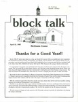 Block Talk (April 1987) by University of Dayton. Student Development