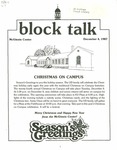Block Talk (December 1987) by University of Dayton. Student Development