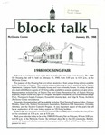 Block Talk (January 1988) by University of Dayton. Student Development