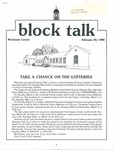 Block Talk (February 1988) by University of Dayton. Student Development