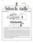 Block Talk (October 1988) by University of Dayton. Student Development