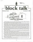 Block Talk (December 1988) by University of Dayton. Student Development