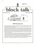 Block Talk (January 1989) by University of Dayton. Student Development