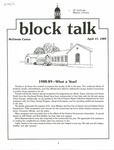Block Talk (April 1989) by University of Dayton. Student Development