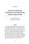 Chapter 7: Perspectives on West Africa: Reminiscences of the Global Education Seminar in Ghana and Togo by Sharon Davis Gratto