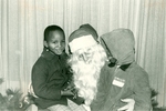 Santa with Two Children