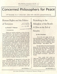 Concerned Philosophers for Peace, Vol. 27 (2007-2008) by Concerned Philosophers for Peace
