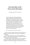 Pour Some Water on Me: Prince and the Ohio Players by DeAngela Duff