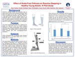 Effect of Ankle-Foot Orthosis on Reactive Stepping in Healthy Young Adults: A Pilot Study