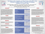 Test Items in the Complete and Short Forms of the BOT-2 that Correlate to Subtest Score in Typically Developing Children 6-10 Years of Age by Betsy Donahoe-Fillmore, C. Jayne Brahler, Kadi Carmosino, Ashley Grzeszczak, Kaylie McMurray, Bo Slutz, Brittany Zoll, Susan Aebker, and Megan Kreill