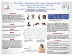 The Utility of Functional Movement Assessment and Select Clinical Measures in Predicting Injury in NBA Players by Collin Brown, Elizabeth DePalma, Zach Gerber, Matthew Linstedt, Kevin Royce, and James Swanson