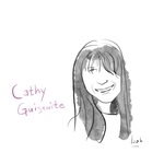 Sketch: Cathy Guisewite by Bob Eckstein