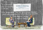 Keynote Illustration: Anna Quindlen and Marsha Bonhart by Bob Eckstein