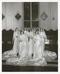 Novices Dressed in Wedding Gowns inside the Carthage Chapel by Marsh Photographers