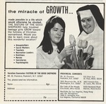 Advertisement: The Miracle of Growth by Sisters of the Good Shepherd