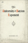 The University of Dayton Exponent, November 1920