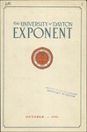 The University of Dayton Exponent, October 1921