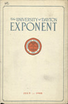 The University of Dayton Exponent, July 1922