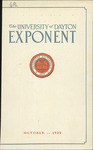 The University of Dayton Exponent, October 1922