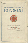The University of Dayton Exponent, December 1922