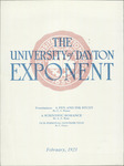 The University of Dayton Exponent, February 1923