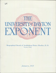 The University of Dayton Exponent, January 1925