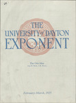 The University of Dayton Exponent, February 1925