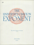 The University of Dayton Exponent, April 1925