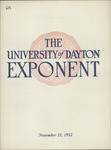 The University of Dayton Exponent, November 1933