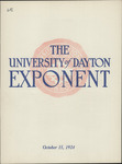 The University of Dayton Exponent, October 1934