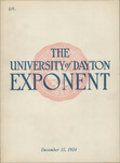 The University of Dayton Exponent, December 1934