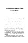 Introduction of Dr. Nwando Achebe, Keynote Speaker